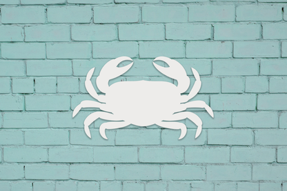 Outdoor PVC Crab Decor, Beach House Sign