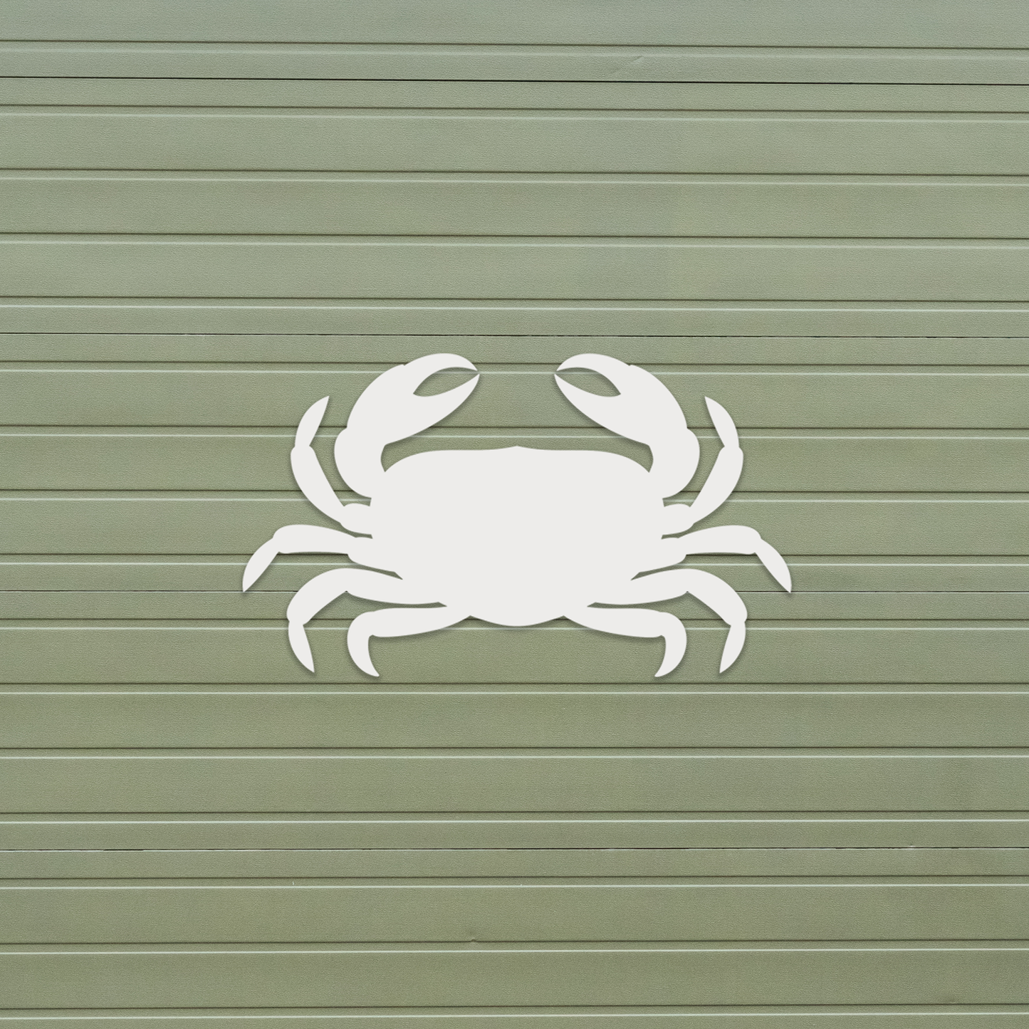 Outdoor PVC Crab Decor, Beach House Sign