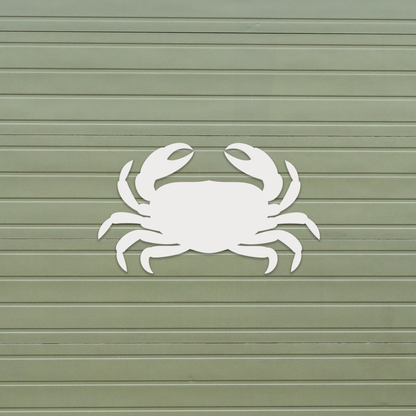 Outdoor PVC Crab Decor, Beach House Sign