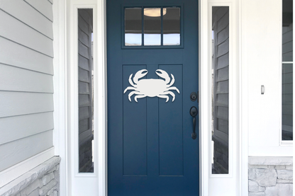 Outdoor PVC Crab Decor, Beach House Sign