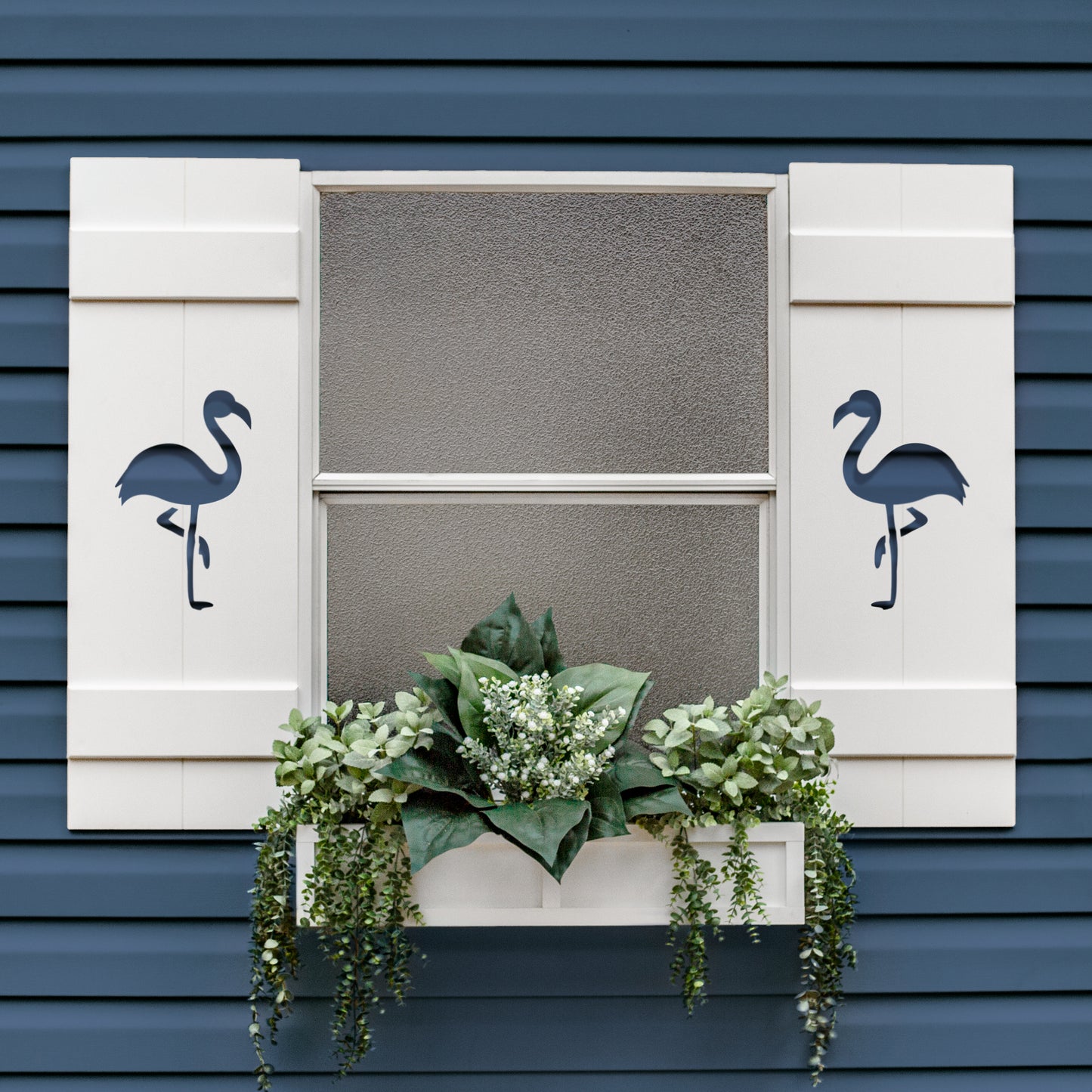 Flamingo Tropical Exterior Shutter, Sold Individually High Springs Shutter Company