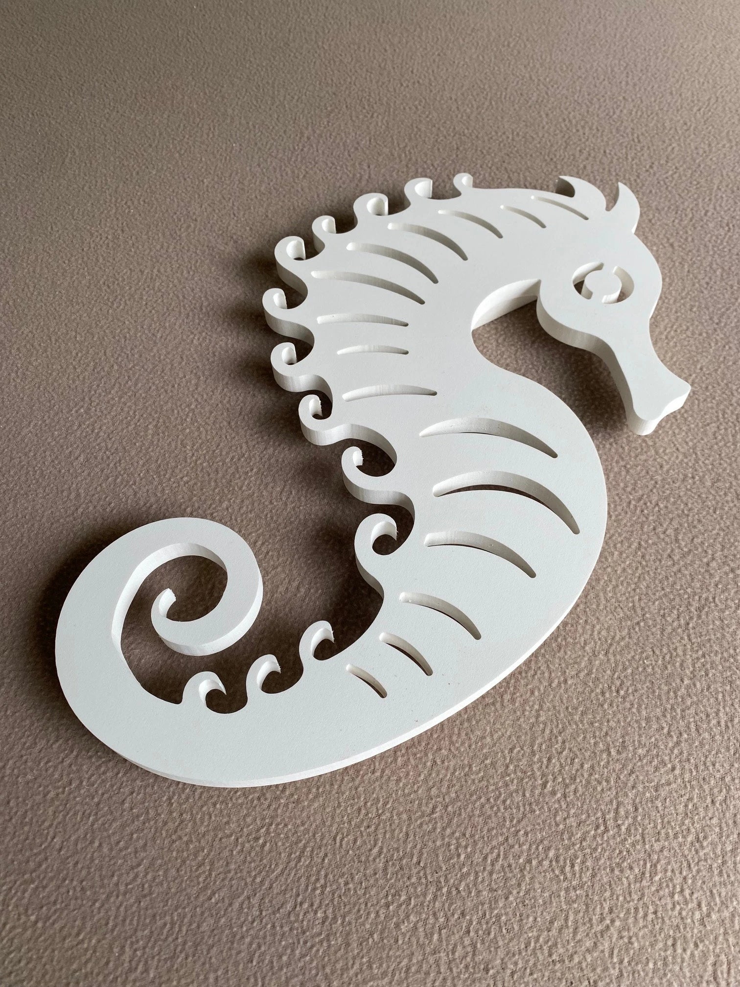 Outdoor Seahorse Decor, Beach House Sign High Springs Shutter Company