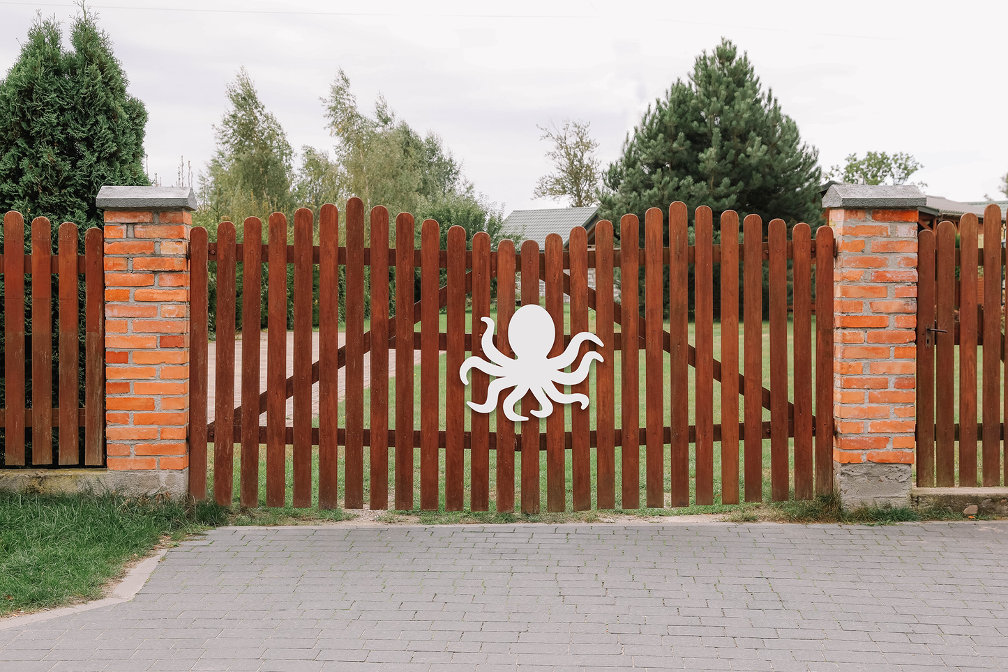 Outdoor PVC Crab Decor, Beach House Sign