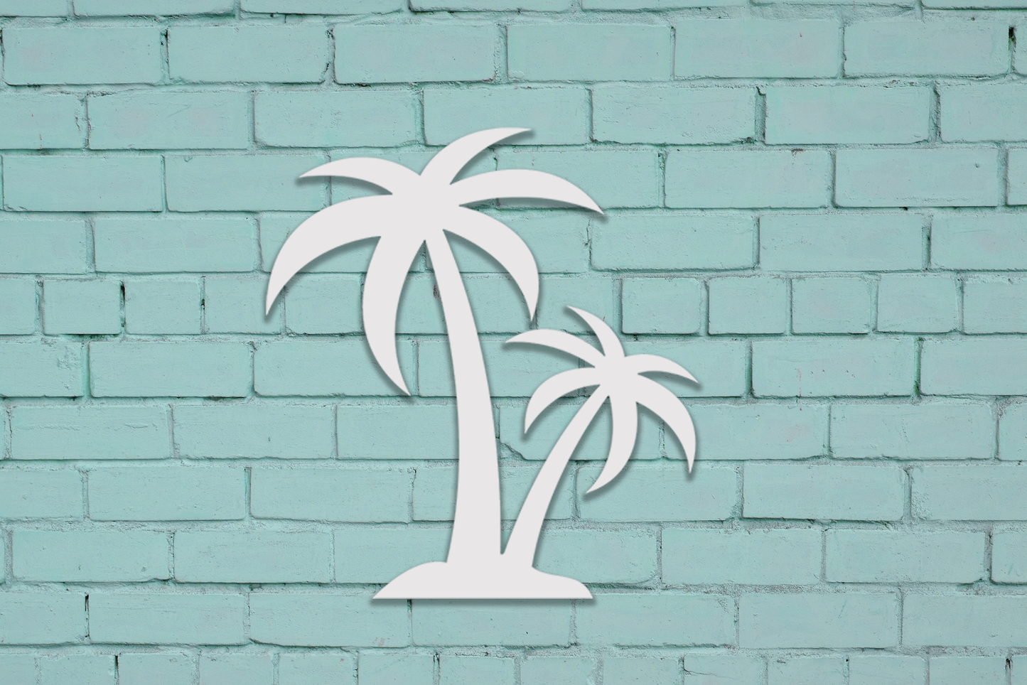 Palm Tree Beach House Sign, Outdoor PVC Decor