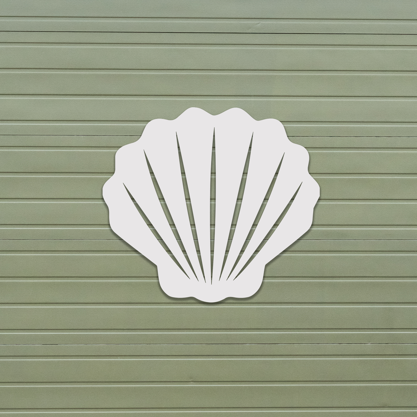 Shell Beach House Sign, Outdoor PVC Decor