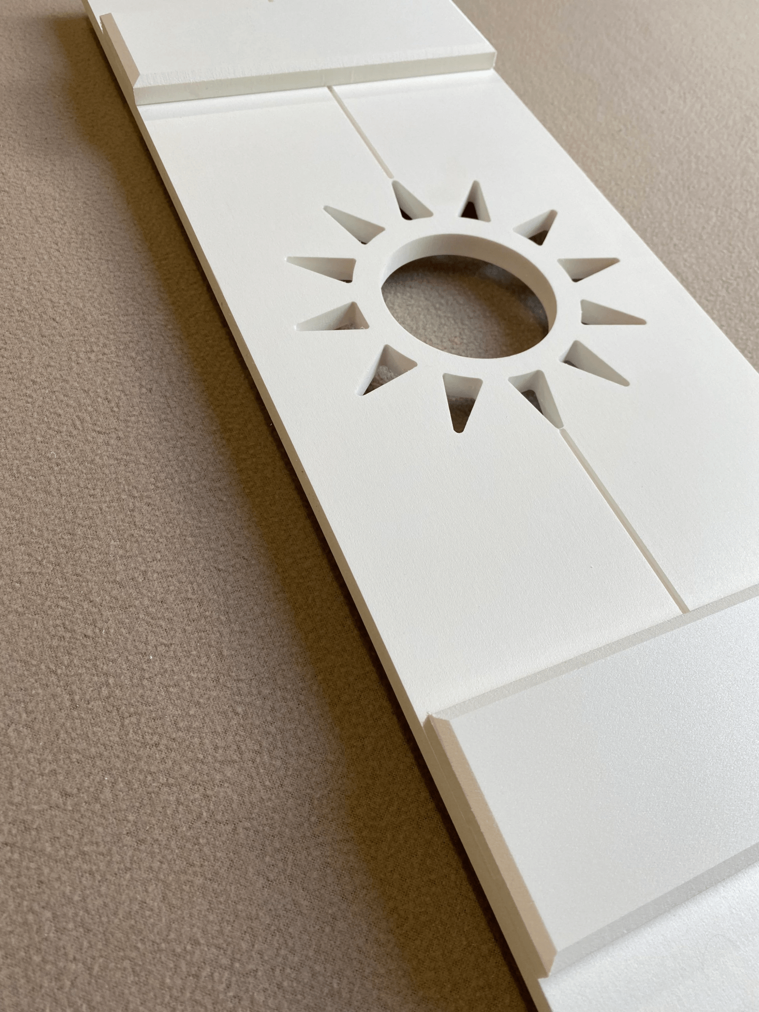 Sun Exterior Shutter, Sold Individually - High Springs Shutter Company