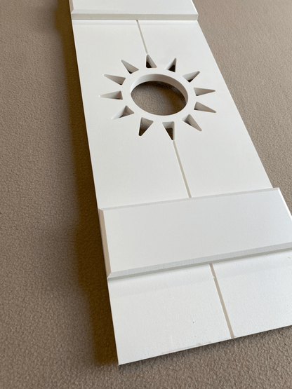 Sun Exterior Shutter, Sold Individually - High Springs Shutter Company
