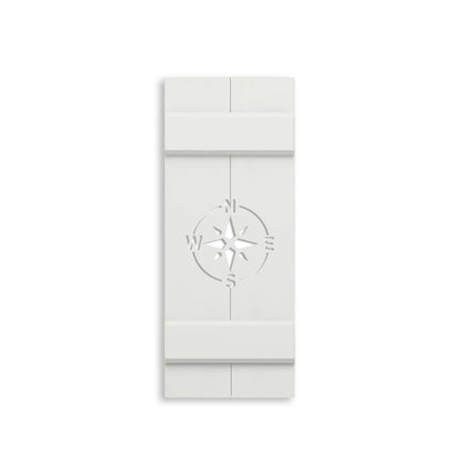 Compass Rose, Nautical Exterior Shutter, Sold Individually High Springs Shutter Company