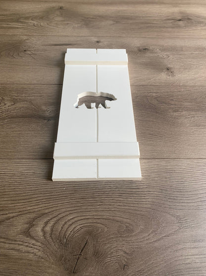 Bear Exterior Shutter, Sold Individually - High Springs Shutter Company