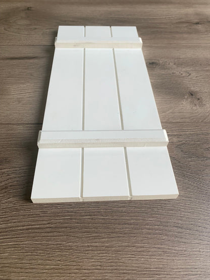 Board (3) and Batten (2) Farmhouse Shutter, Sold Individually - High Springs Shutter Company