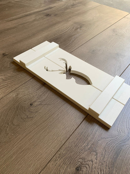 Deer Exterior Shutter, Sold Individually - High Springs Shutter Company