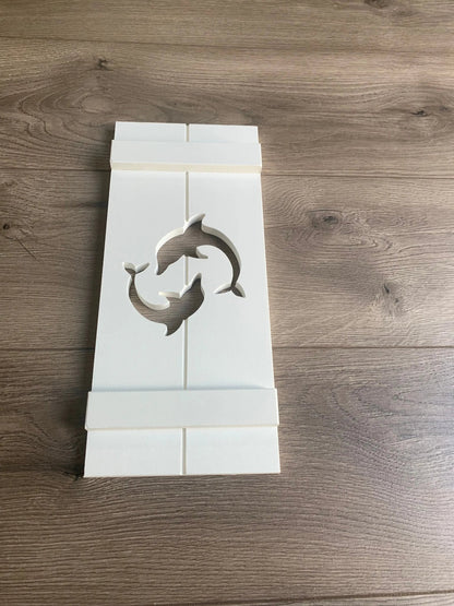 Dolphin Exterior Shutter, Sold Individually - High Springs Shutter Company