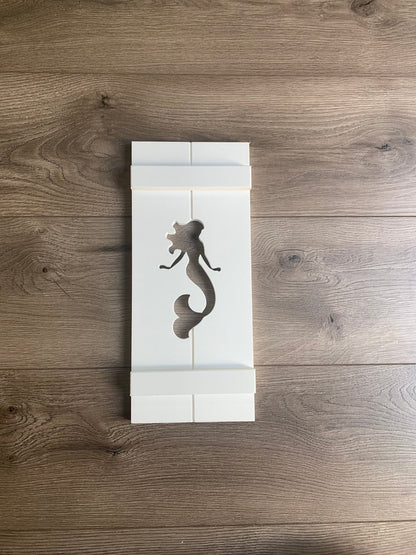 Mermaid Exterior Shutter, Sold Individually - High Springs Shutter Company