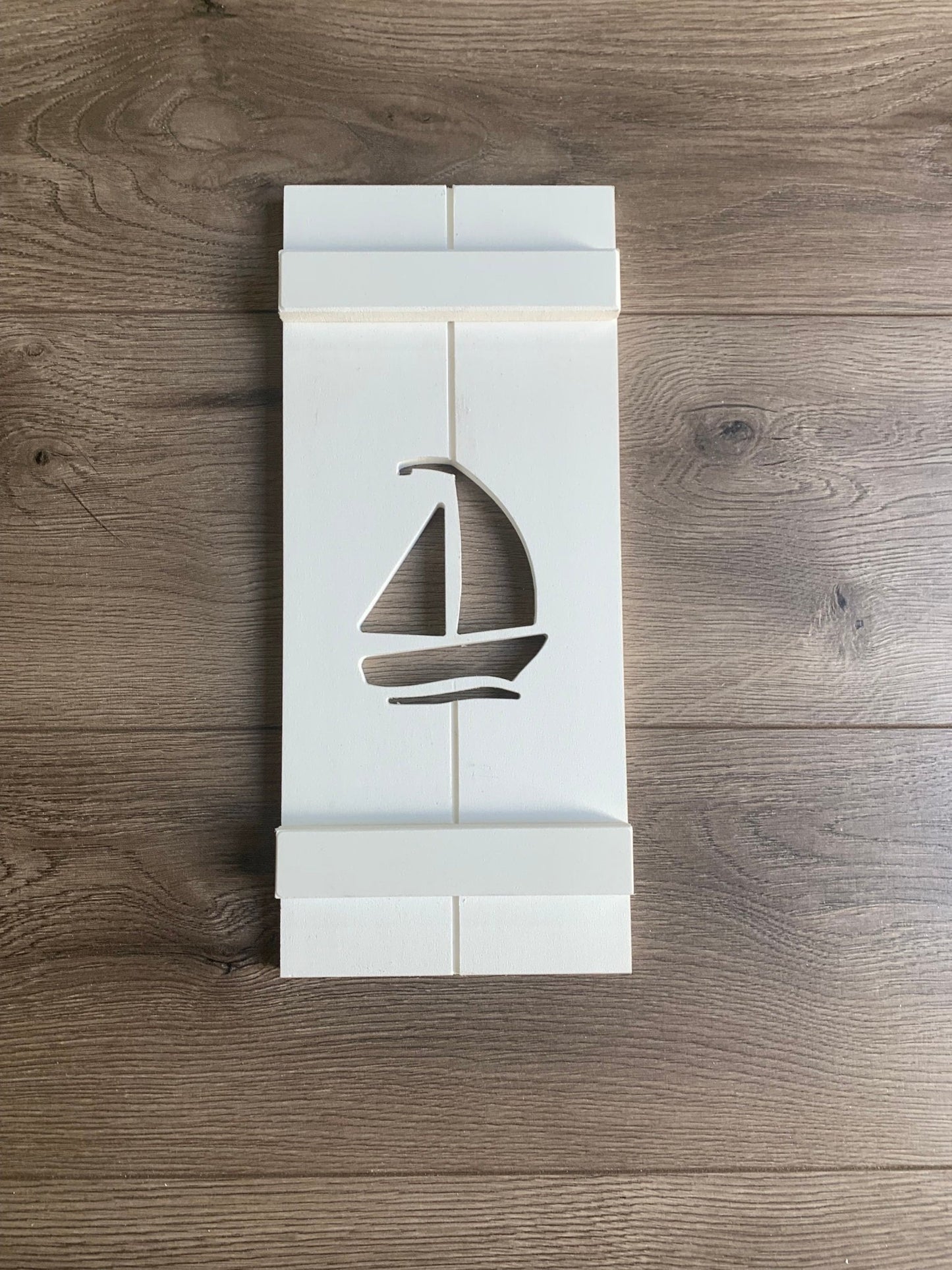 Sailboat Exterior Shutter, Sold Individually - High Springs Shutter Company
