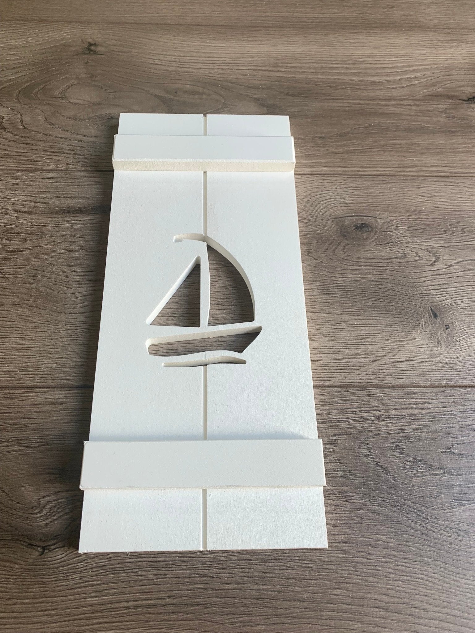 Sailboat Exterior Shutter, Sold Individually - High Springs Shutter Company