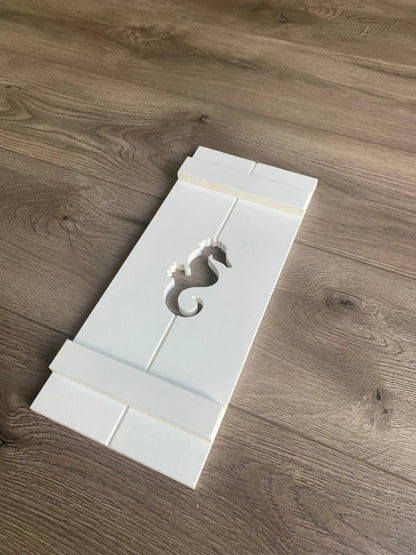 Seahorse Exterior Shutter, Sold Individually - High Springs Shutter Company