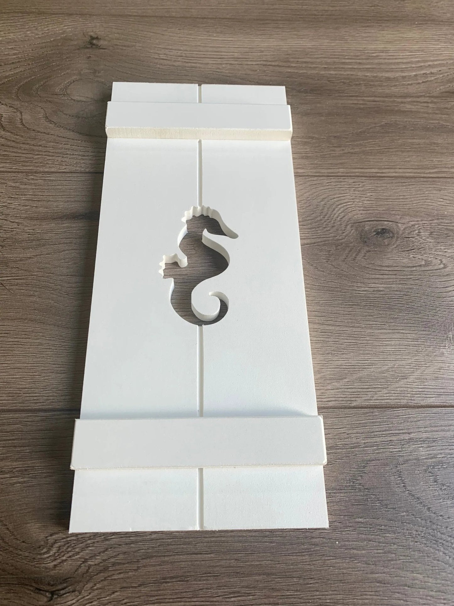 Seahorse Exterior Shutter, Sold Individually - High Springs Shutter Company