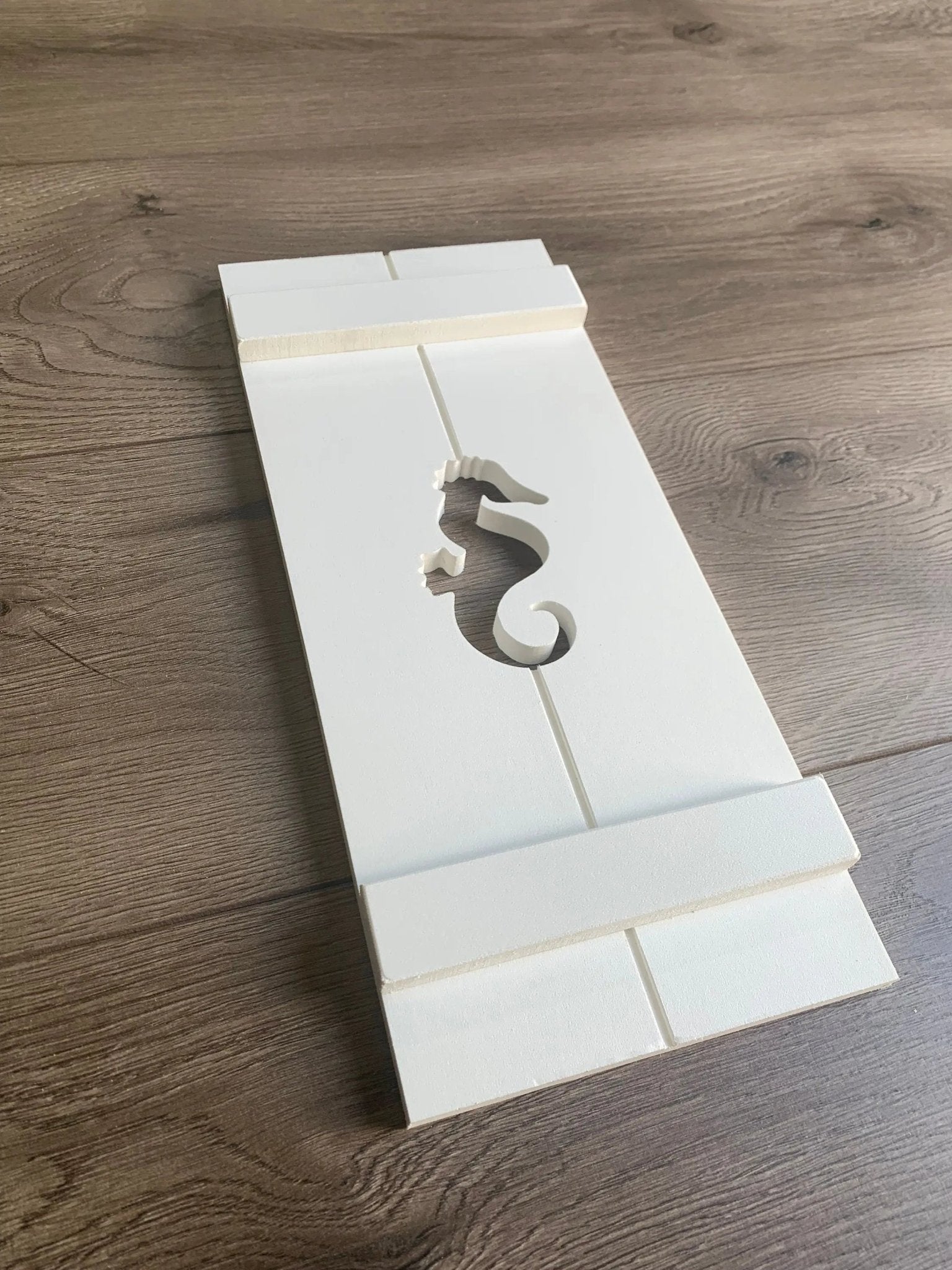 Seahorse Exterior Shutter, Sold Individually - High Springs Shutter Company