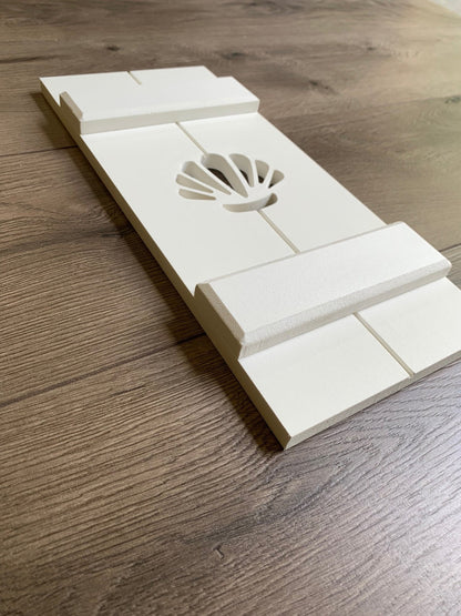 Seashell Exterior Shutter, Sold Individually - High Springs Shutter Company