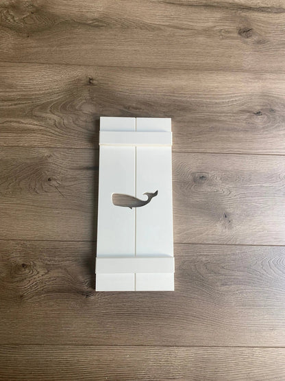 Whale Exterior Shutter, Sold Individually - High Springs Shutter Company
