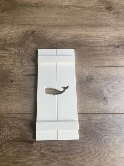 Whale Exterior Shutter, Sold Individually - High Springs Shutter Company