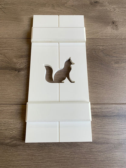 Woodland Fox Exterior Shutters, Sold Individually - High Springs Shutter Company