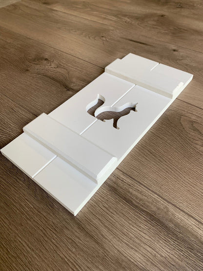 Woodland Fox Exterior Shutters, Sold Individually - High Springs Shutter Company