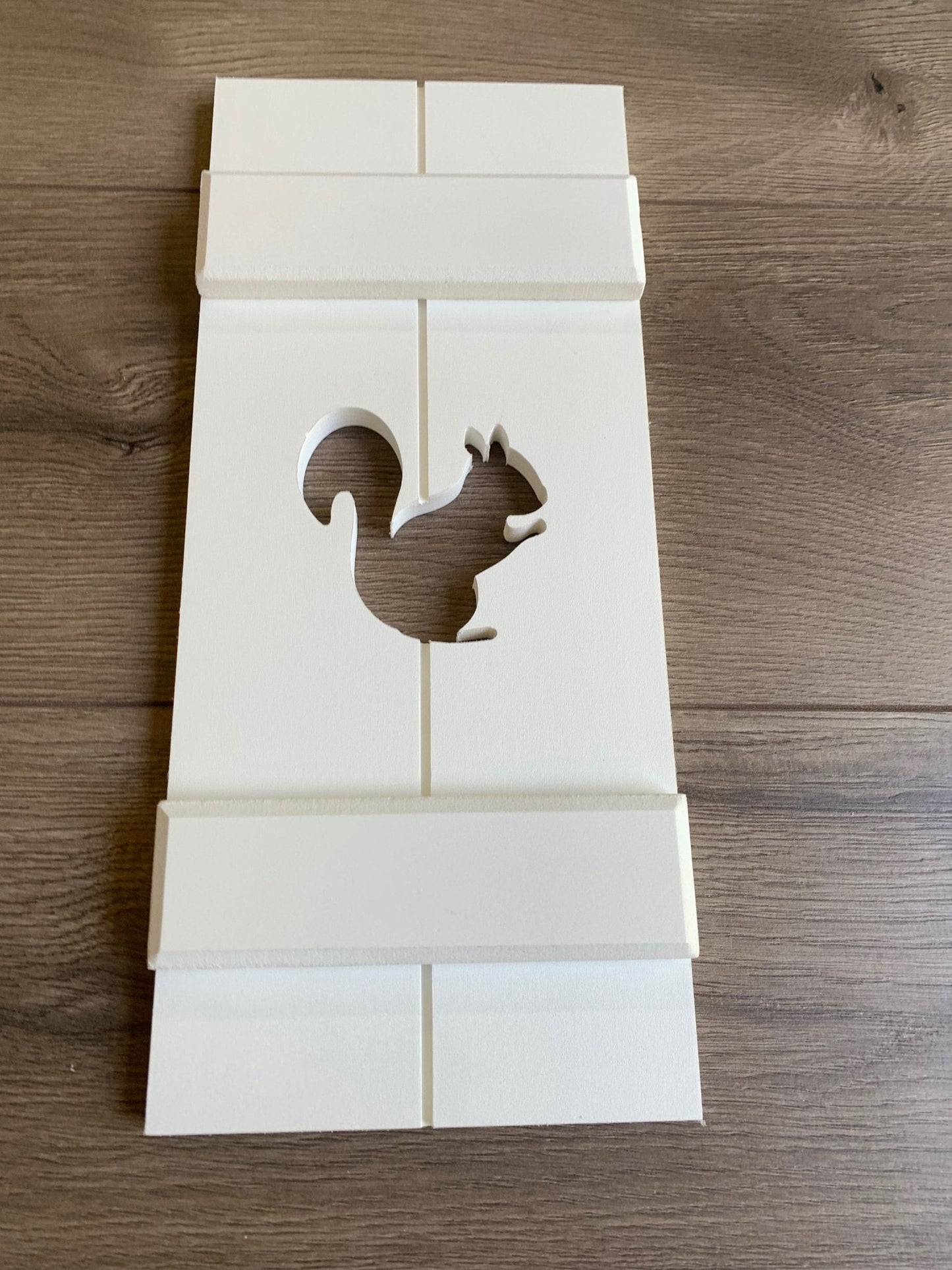 Woodland Squirrel Exterior Shutters, Sold Individually - High Springs Shutter Company