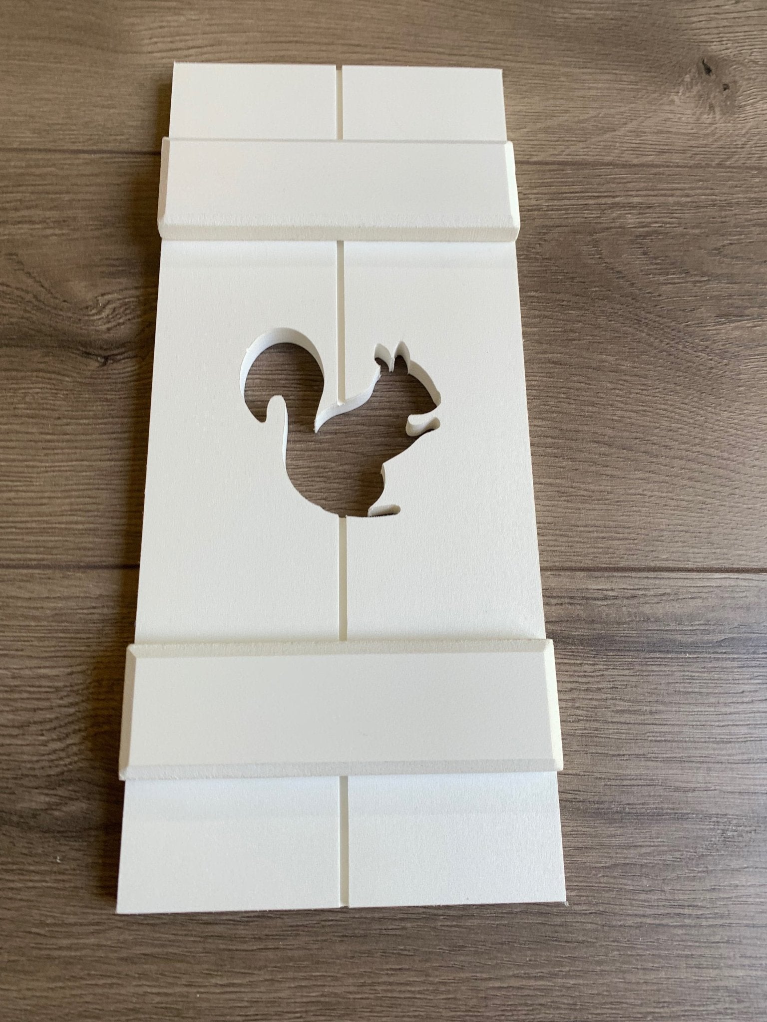 Woodland Squirrel Exterior Shutters, Sold Individually - High Springs Shutter Company