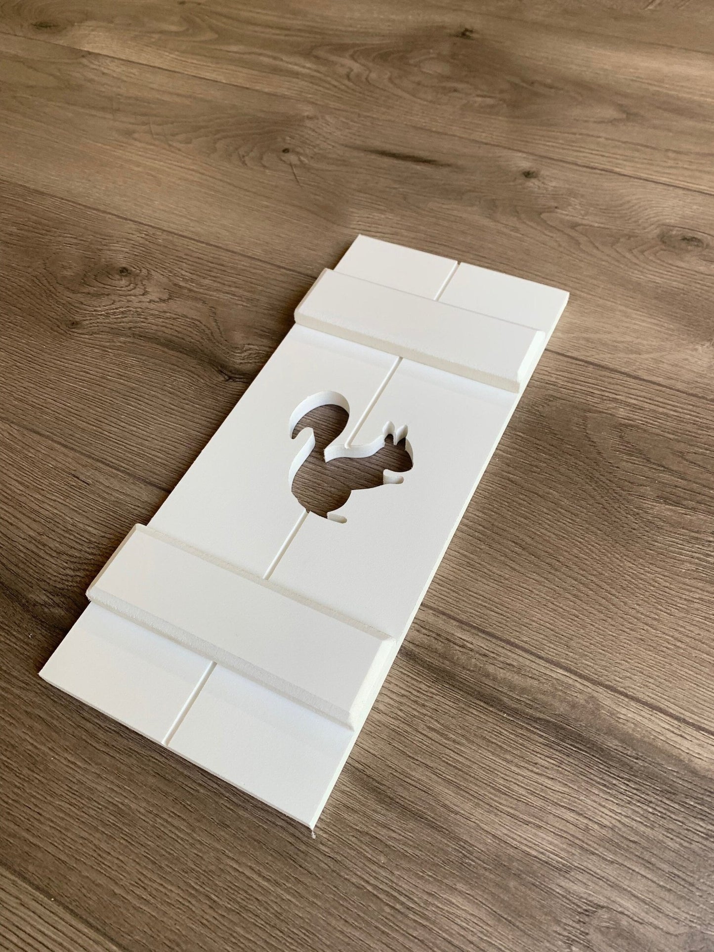 Woodland Squirrel Exterior Shutters, Sold Individually - High Springs Shutter Company