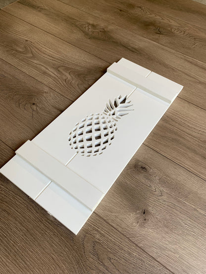 Pineapple Exterior Shutter, Sold Individually High Springs Shutter Company