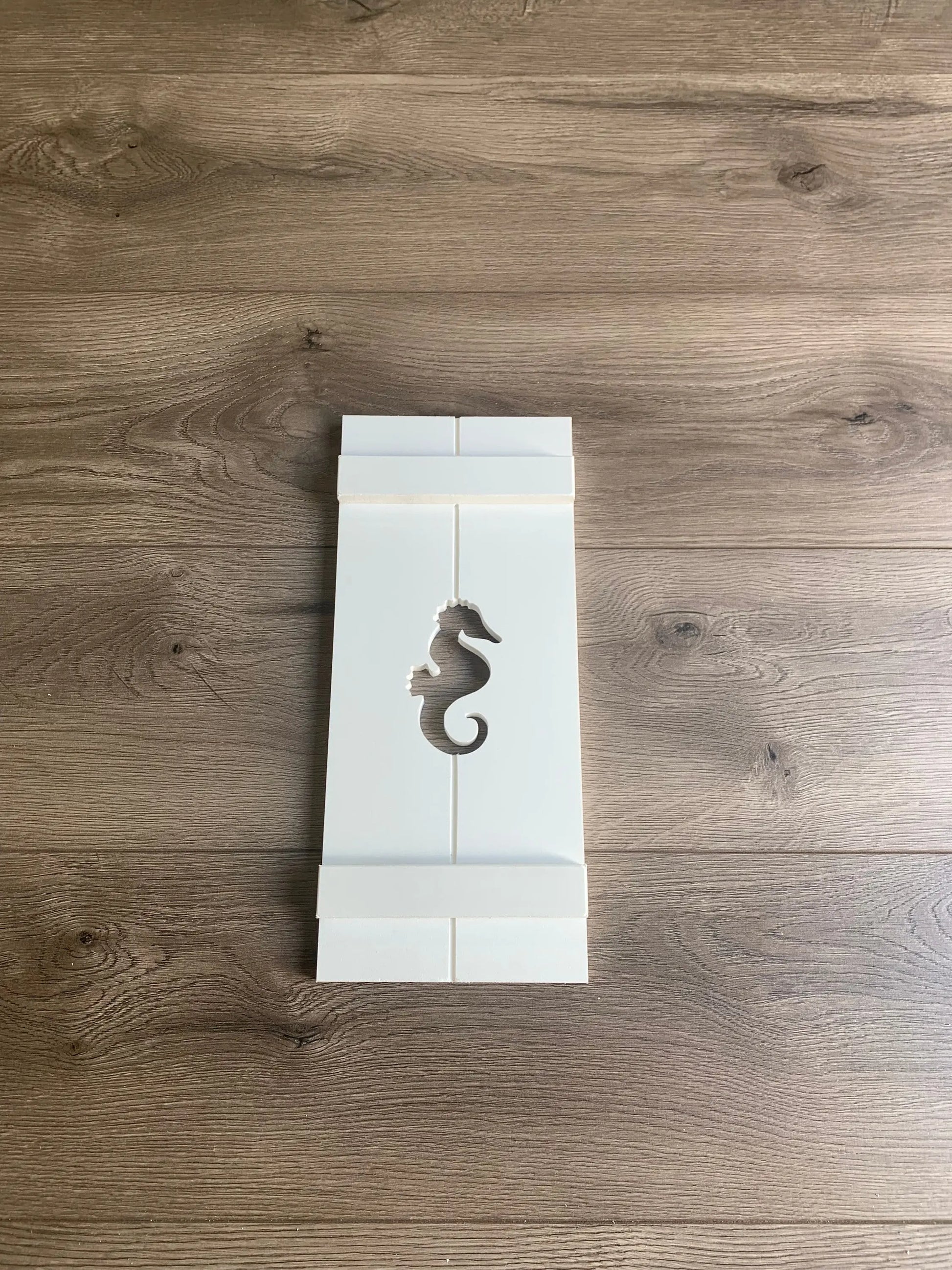 Seahorse Exterior Shutter, Sold Individually High Springs Shutter Company